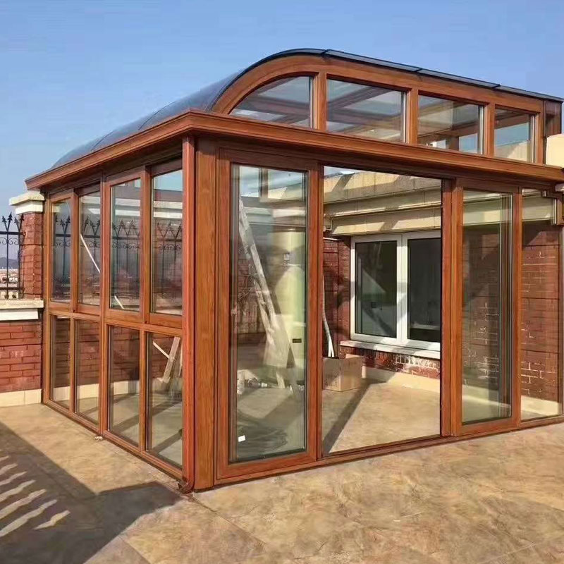 Outdoor Veranda Tempered Glass Garden Sunroom